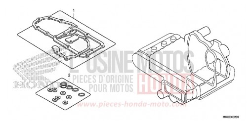 GASKET KIT B GL1800DAK de 2019
